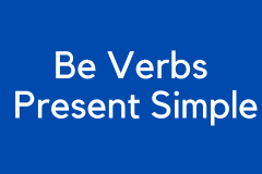 Be Verbs - Grammar Tutorial Video for A1 English Learners