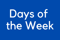 How to use Day of the Week - Grammar Video Tutorials