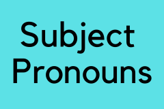 Subject Pronouns - Grammar Tutorial Video for A1 English Learners