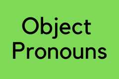 Object Pronouns - Grammar Tutorial Video for A1 English Learners