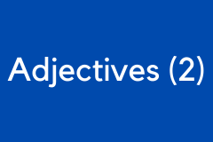 Adjectives - Grammar Tutorial Video for A1 English Learners