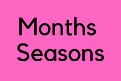 Months - Grammar Tutorial Video for A1 English Learners