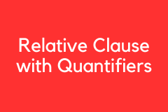 Relative Clauses