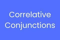 Correlative Conjunctions
